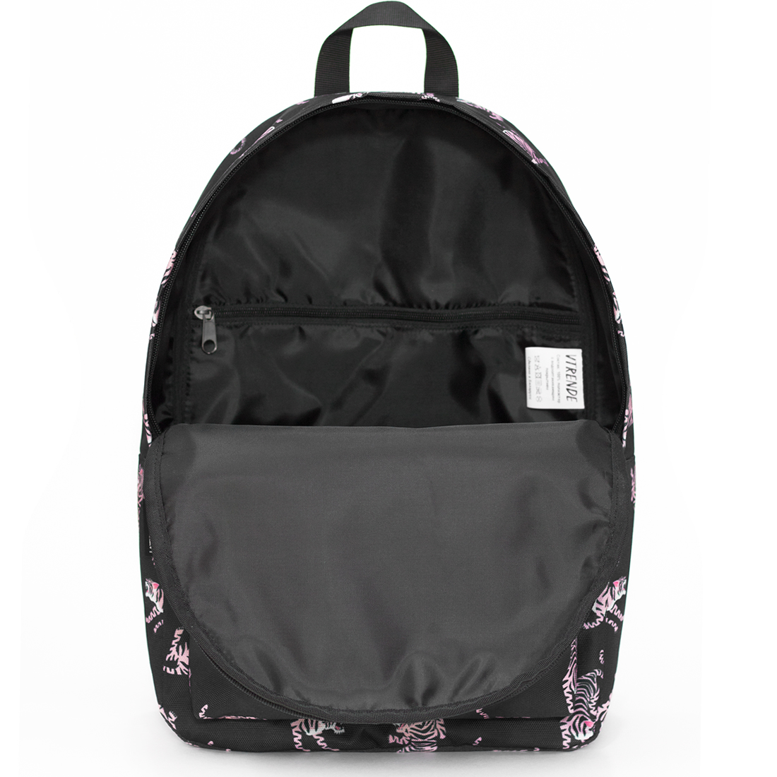 Городской рюкзак VTRENDE print Тигры розовые, черный - фото2